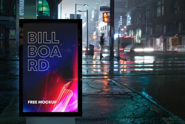 Free Billboard Advertising Mockup