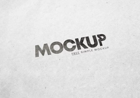 Free Simple Logo Mockup