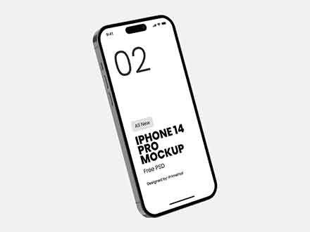 Floating Iphone 14 Pro Mockups